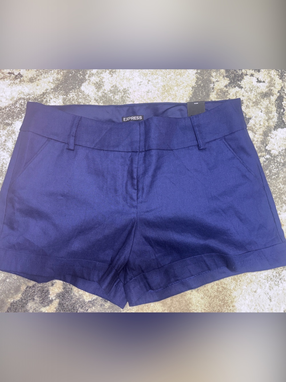 Express Deep Blue Tailored Women's Shorts size 14